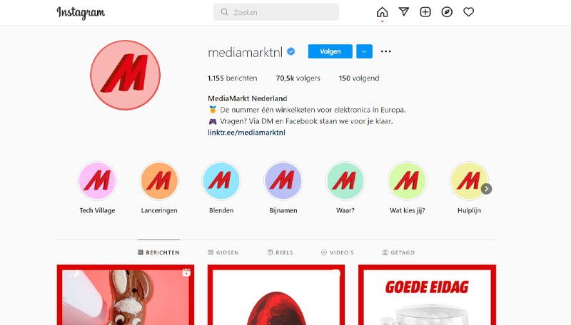 MediaMarkt op Instagram
